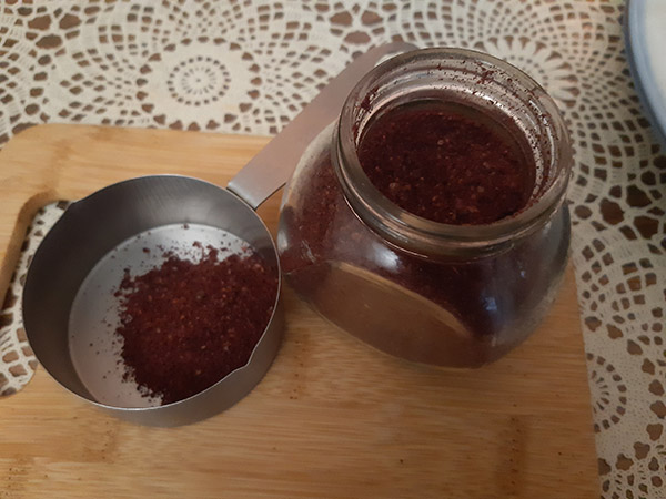 Photo réelle de la recette Mélange d’épices au sumac