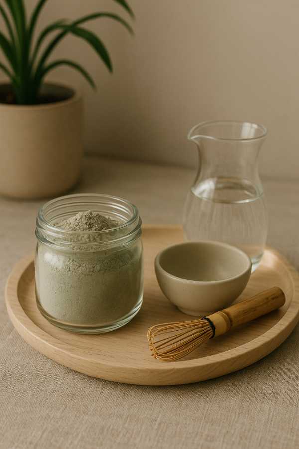 Photo réelle de la recette Dentifrice à la menthe et à l'argile verte