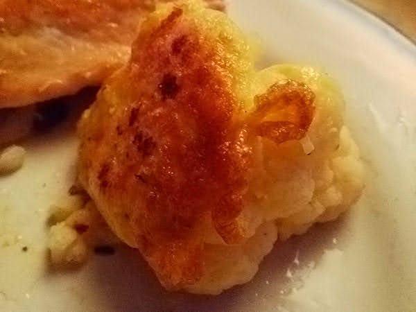 Photo réelle de la recette Chou-fleur frit