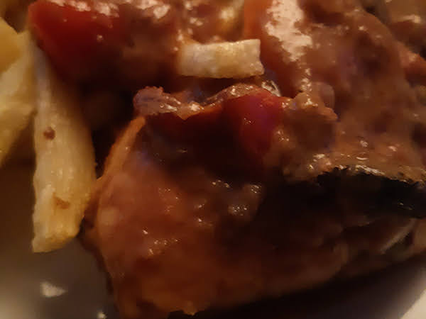Photo réelle de la recette Poulet au beurre de cacahuète